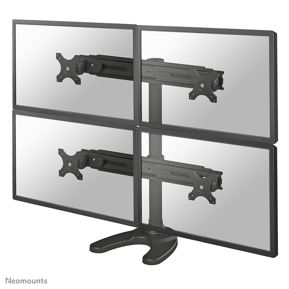 Neomounts support moniteur de bureau, 8 kg, 48,3 cm (19'), 76,2 cm (30'), 100 x 100 mm, Réglage de la hauteur, Noir FPMA-D700DD4