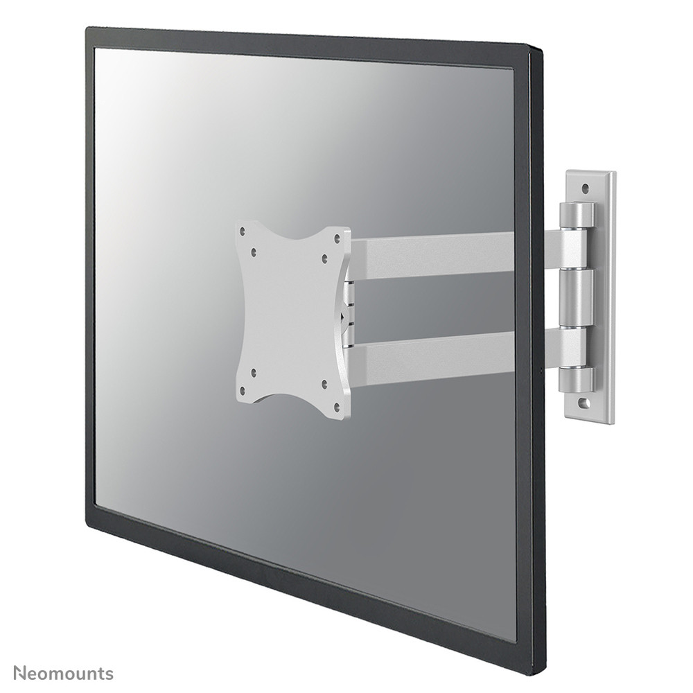 NEOMOUNTS BY NEWSTAR Neomounts support mural pour tv/moniteur, 75 x 75 mm, 100 x 100 mm, 0 - 90°, 0 - 180°, Aluminium, Argent FPMA-W820