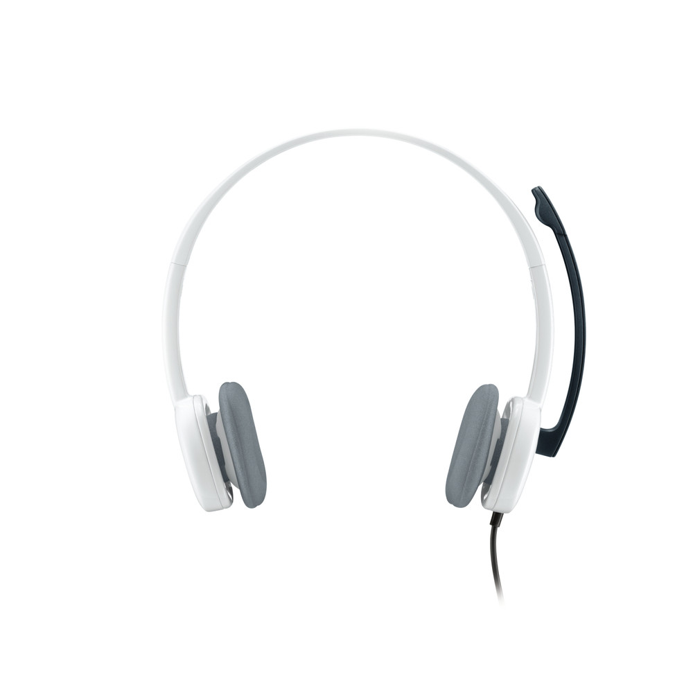 Logitech 981-000350, Avec fil, Bureau/Centre d'appels, 20 - 20000 Hz, 80 g, Casque, Blanc