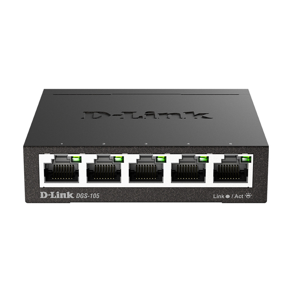 D Link DGS 105 5 ports /101001000Non manageable - vue 2