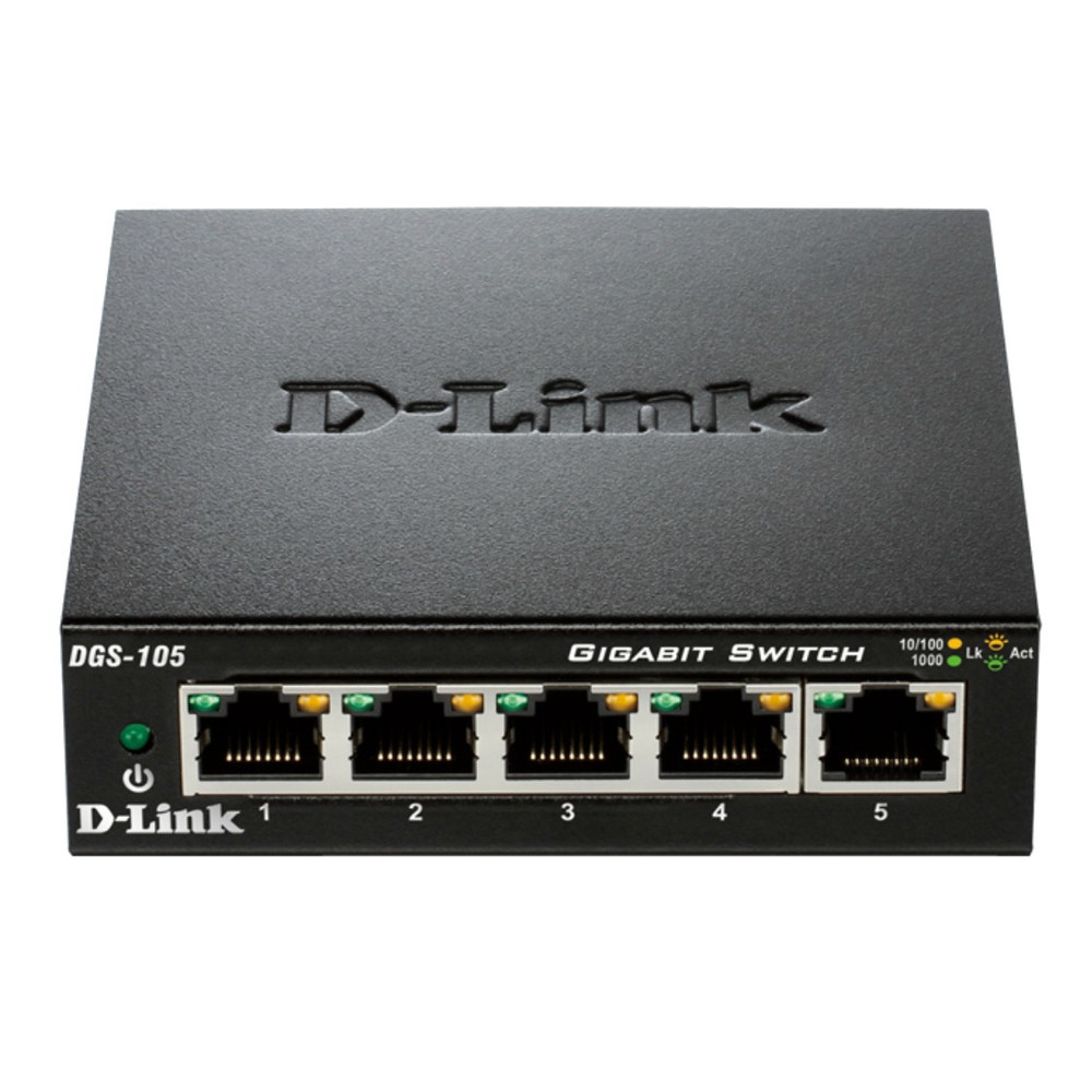 D-Link DGS-105, Non-gr, Full duplex