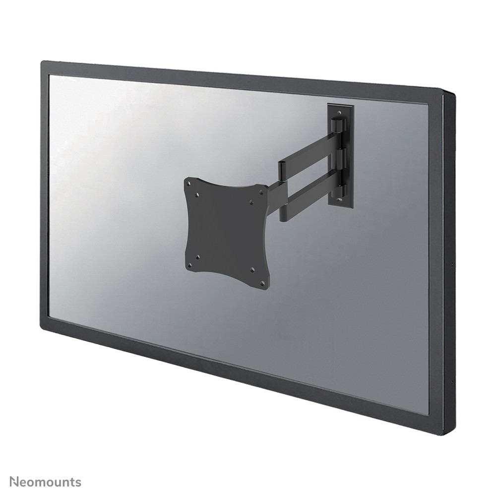 NEOMOUNTS BY NEWSTAR Neomounts support mural pour tv/moniteur, 75 x 75 mm, 100 x 100 mm, 0 - 140°, 0 - 180°, Aluminium, Noir FPMA-W830BLACK
