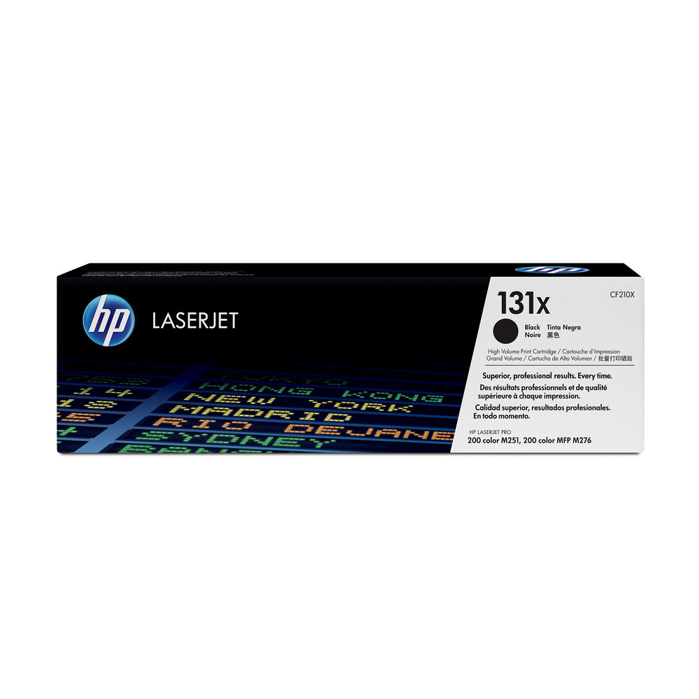 HP 131X toner LaserJet noir grande capacité authentique, 2400 pages, Noir, 1 pièce(s) CF210X