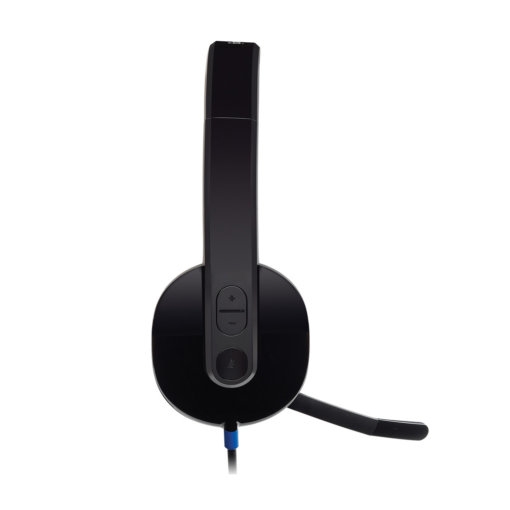 Logitech H540 USB Computer Headset Avec un son haute dfinition et des commandes sur l'oreillette, Avec fil, Bureau/Centre d'appels, 20 - 20000 Hz, 12