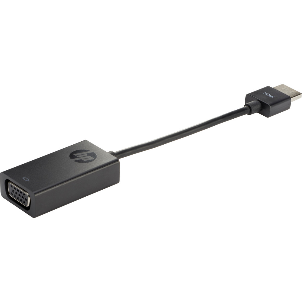 HP Adaptateur HDMI vers VGA, 0,045 m, HDMI, VGA (D-Sub), Mle, Femelle, Noir H4F02AA#AC3