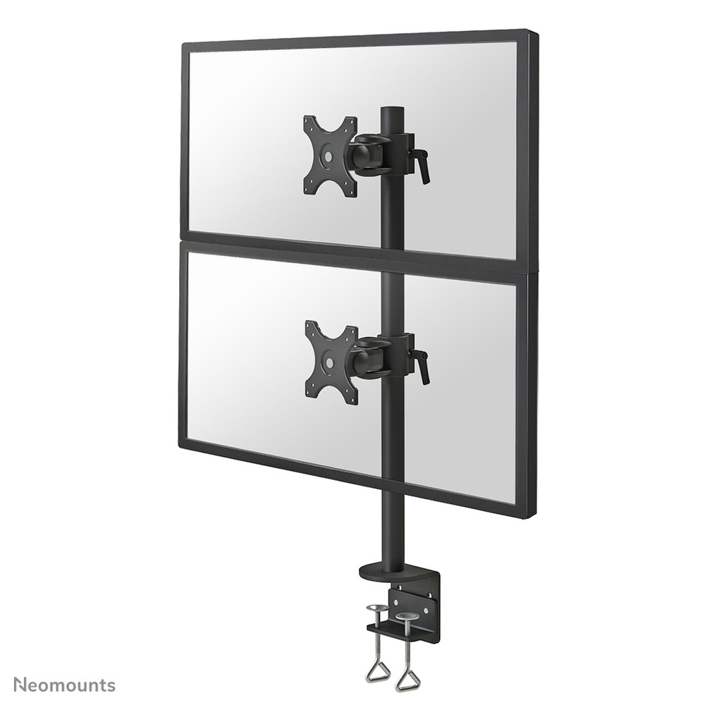 Neomounts FPMA-D700DV Support d'écran à fixer 10-27', Pince, 25,4 cm (10'), 68,6 cm (27'), 100 x 100 mm, Réglage de la hauteur, Noir
