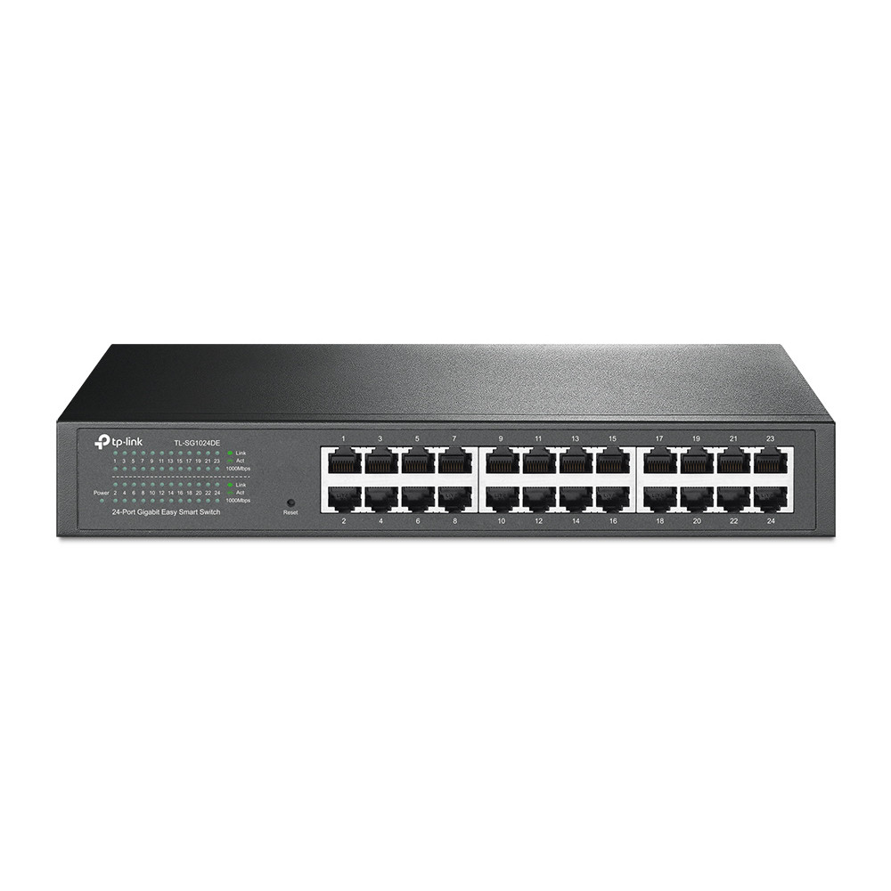TP-LINK TL-SG1024DE, Gr, L2, Gigabit Ethernet (10/100/1000), Full duplex, Grille de montage