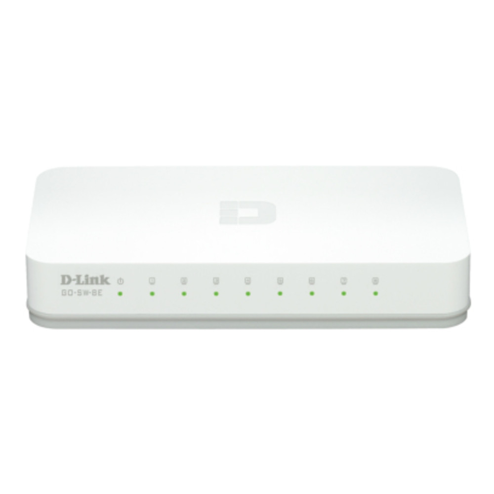 D-Link GO-SW-8E, Non-gr, Fast Ethernet (10/100), Full duplex