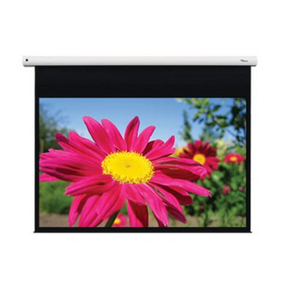 Optoma DE-1123EGA, Motorise, 3,12 m (123'), 2,66 m, 166 cm, 16:10, Blanc
