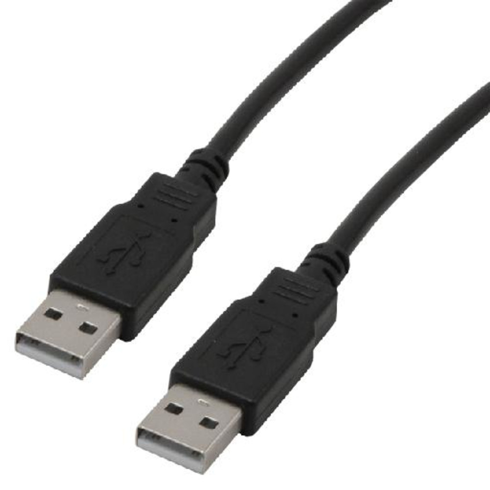 MCL USB 2.0 A/A 2 m, 2 m, USB A, USB A, USB 2.0, Mâle/Mâle, Noir MC922AA-2M/N