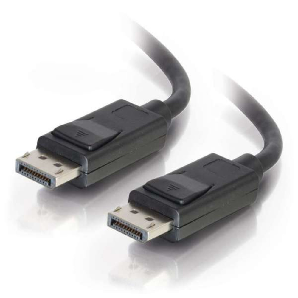 C2G 5m DisplayPort Cable with Latches 4K - 8K UHD M/M - Black, 5 m, DisplayPort, DisplayPort, Mle, Mle, 1920 x 1080 pixels 84403