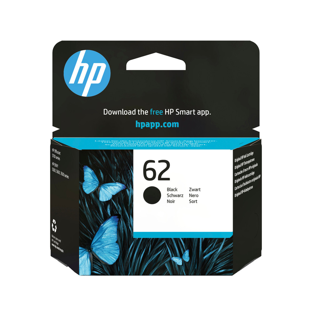 HP 62 original blister cartouche d'encre pour ENVY 55XX 56XX 76XX Officejet 200 250 57XX 8040 Neuf - vue 4