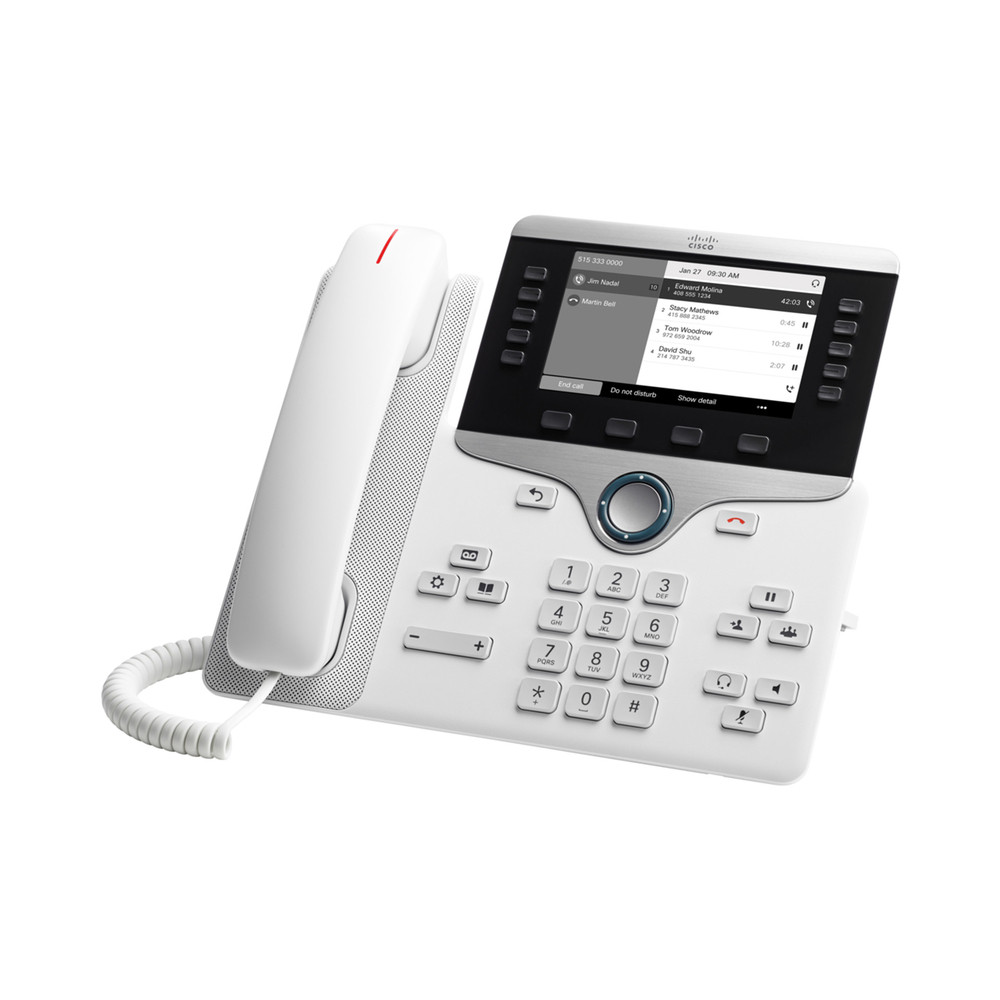 Cisco 8811, Tlphone IP, Noir, Combin filaire, Sur bureau/mural, LCD, 800 x 480 pixels CP-8811-K9