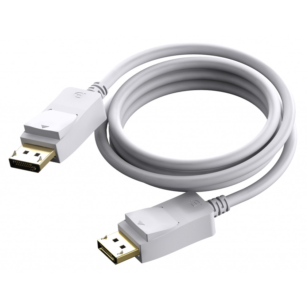 Vision TC 2MDP, 2 m, DisplayPort, DisplayPort, Mâle, Mâle, Blanc