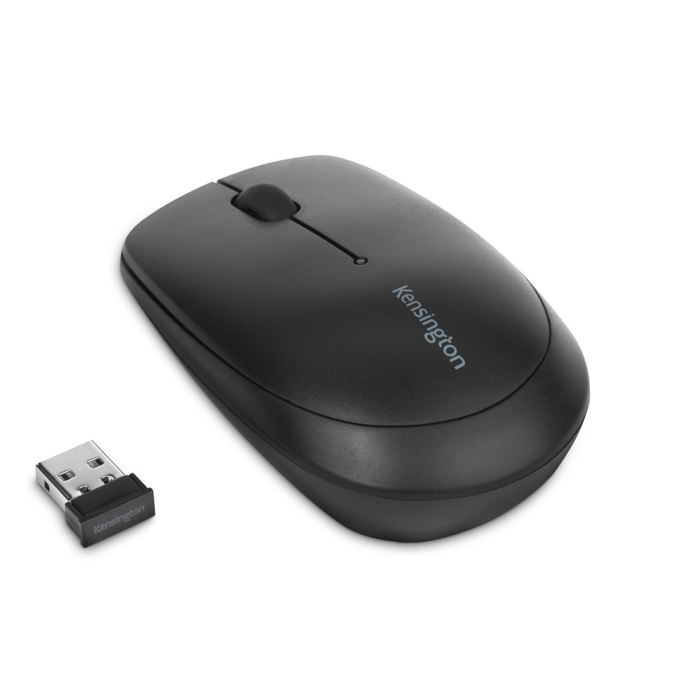 Kensington Souris mobile Pro Fit sans fil ? Noire, Ambidextre, Laser, RF sans fil, 1000 DPI, Noir K72452WW