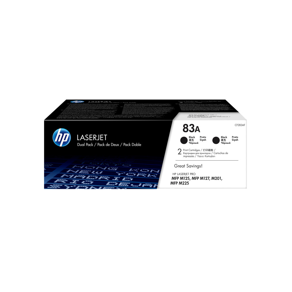 HP CF283AD Pack Toners Noirs - vue 9