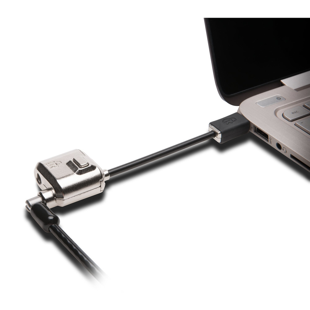 Kensington Câble de sécurité mobile MiniSaver, 1,8 m, Kensington, Clé, Clé plate, Acier au carbone, Noir K67890WW