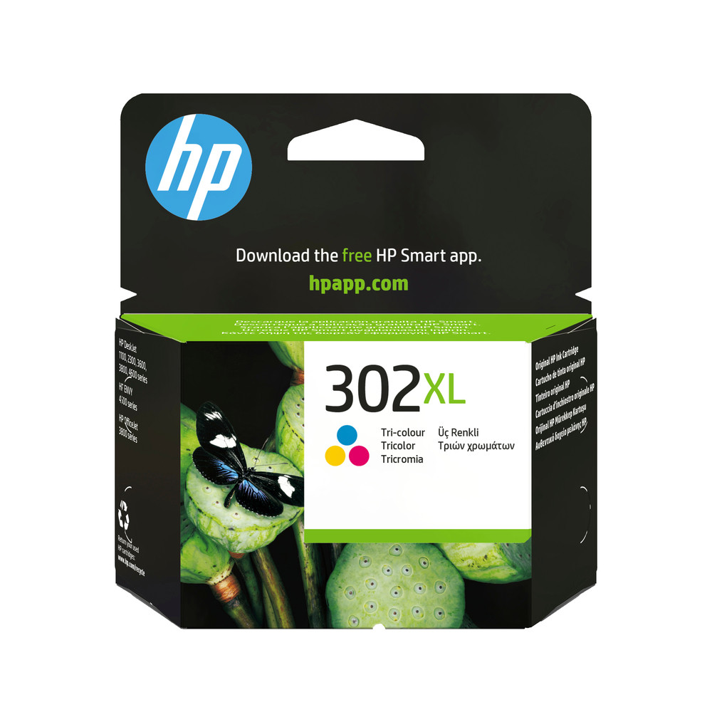 HP 302XL 8 ml à rendement élevé couleur cyan jaune original cartouche d'encre pour Deskjet 1110 21XX 36XX ENVY 45XX Officejet 38XX 46XX 52XX Neuf - vue 4