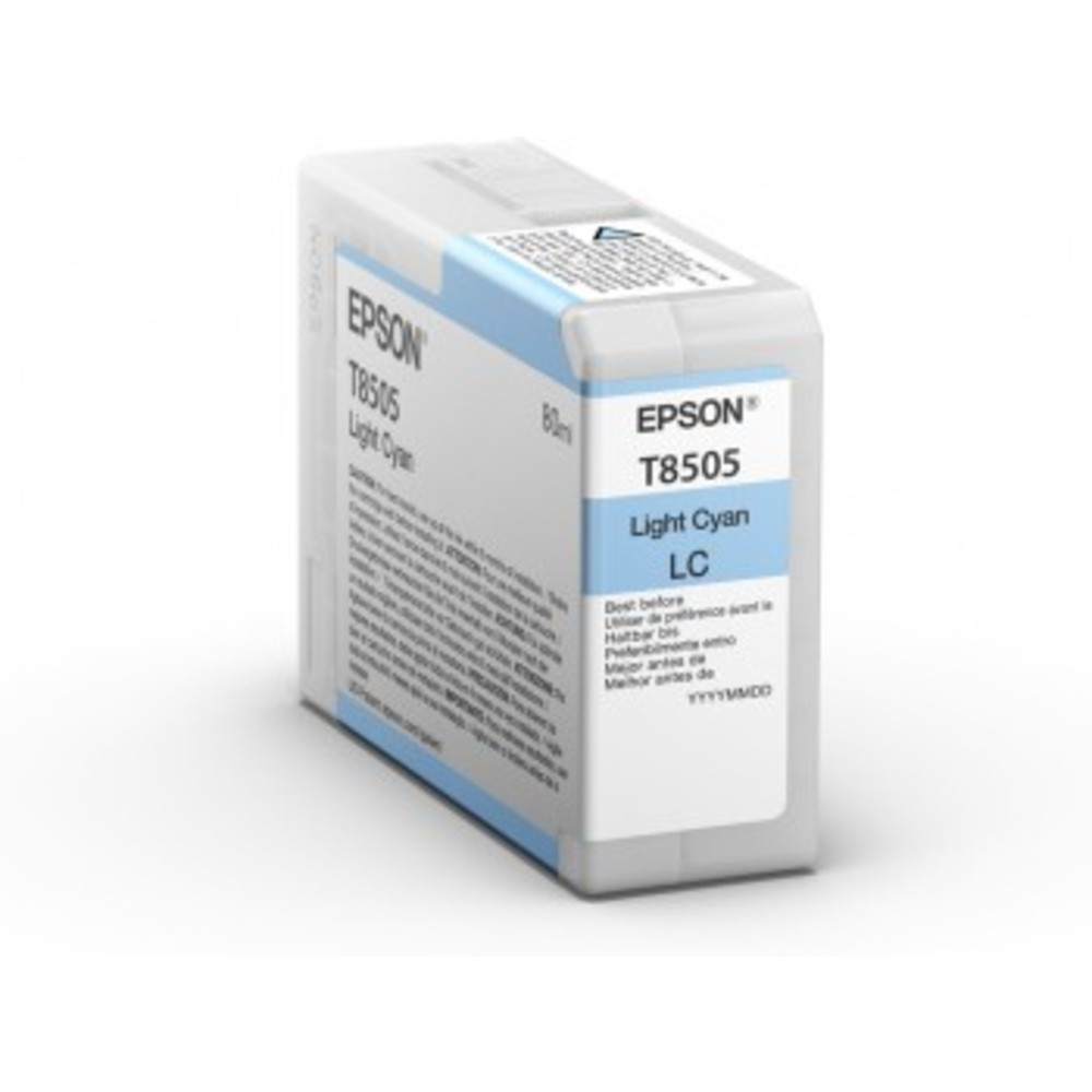 Epson InkT8505 Ultrachrome HD 80ml LCY - vue 5
