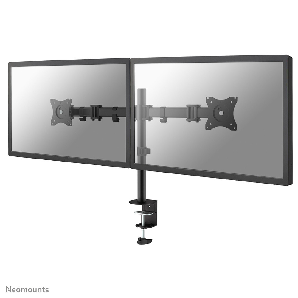 Neomounts support moniteur de bureau, Collier de serrage/ passe-fil, 8 kg, 25,4 cm (10'), 68,6 cm (27'), 100 x 100 mm, Noir NM-D135DBLACK