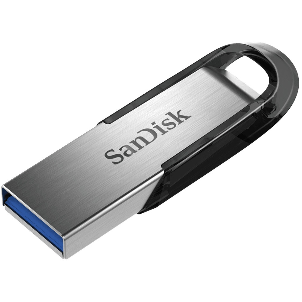 SanDisk Ultra Flair, 32 Go, USB Type-A, 3.0, 150 Mo/s, Sans capuchon, Noir, Acier inoxydable SDCZ73-032G-G46