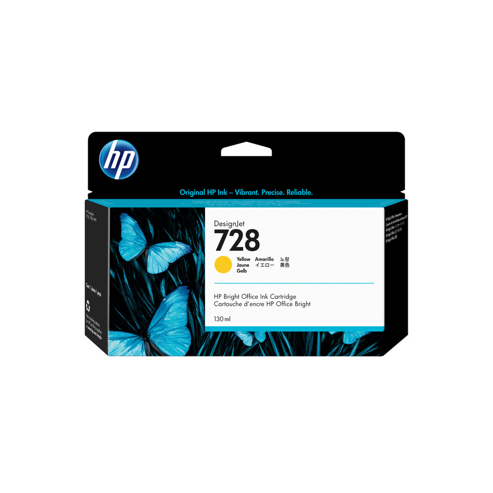 HP Jaune F9J65A - vue 5