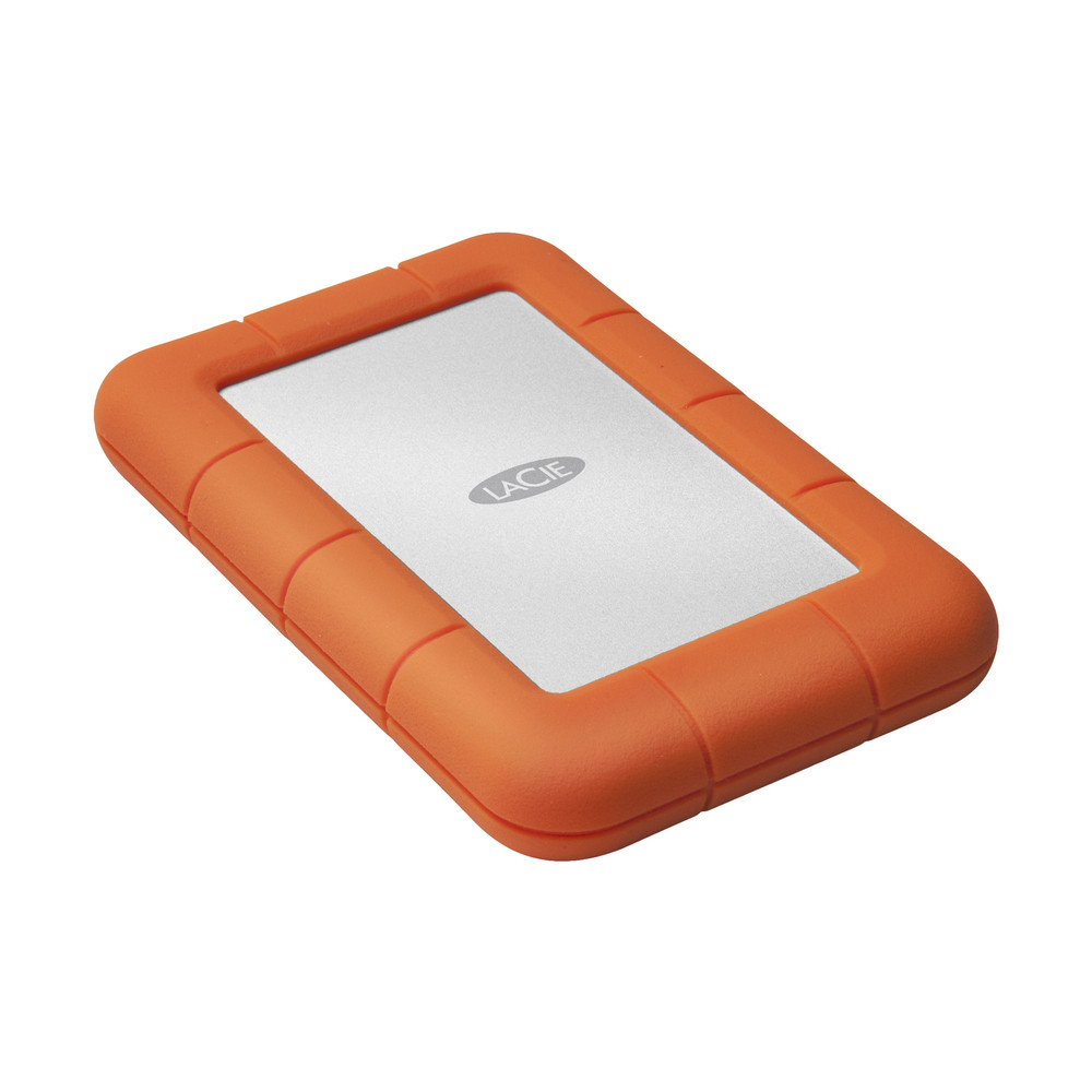 SEAGATE LaCie Rugged Mini, 4000 Go, 3.2 Gen 1 (3.1 Gen 1), 5400 tr/min, Orange LAC9000633