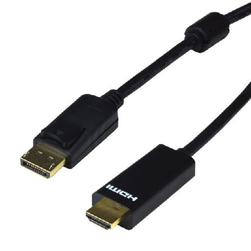 MCL SAMAR MCL DisplayPort/HDMI, 5 m, DisplayPort, HDMI, Mle, Mle, Noir MC392-5M