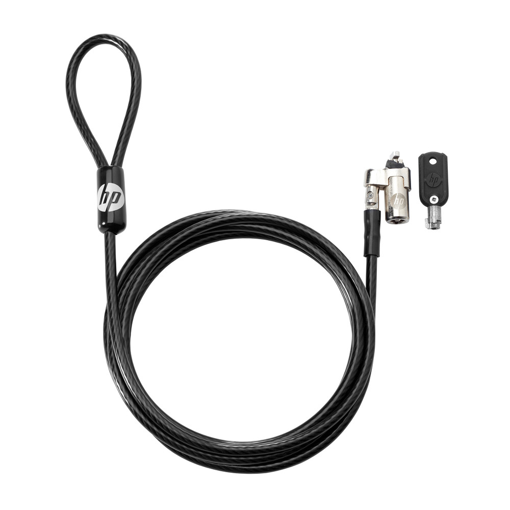 HP Keyed Cable Lock Câble de sécurité 1.83 - vue 4