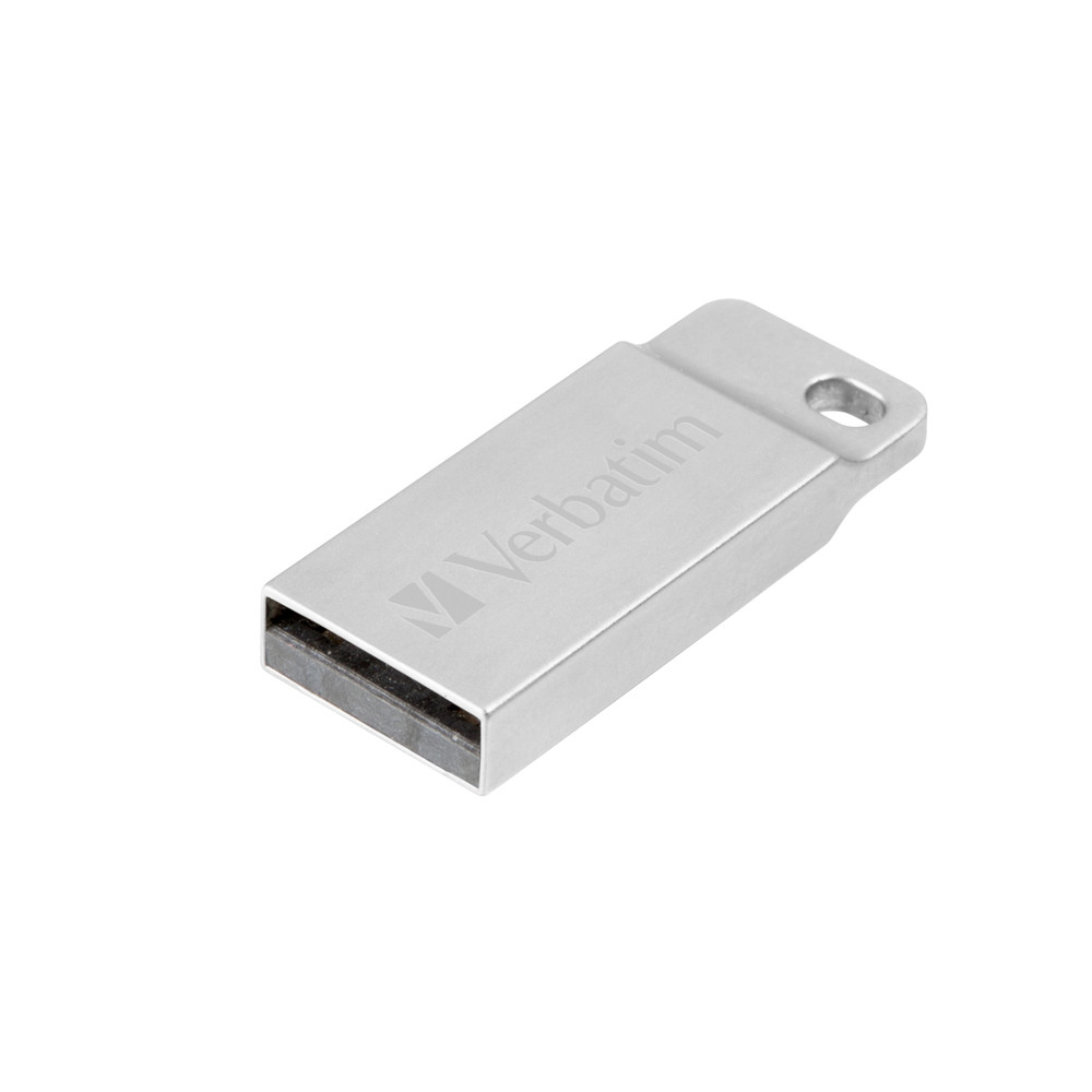 Verbatim Clé USB 2.0 Executive métallique 32 GB, 32 Go, USB Type-A, 2.0, Sans capuchon, Argent 98749