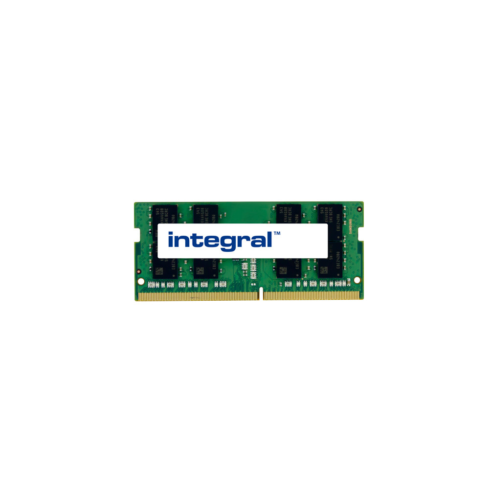 Integral 16GB Laptop RAM Module DDR4 2133MHZ, 16 Go, 1 x 16 Go, DDR4, 2133 MHz, 260-pin SO-DIMM, Noir, Vert IN4V16GNCLPX