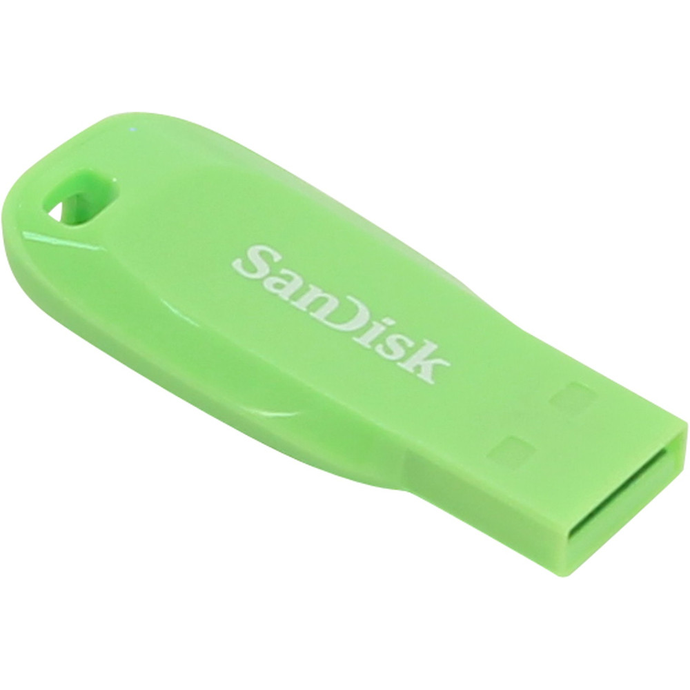 SanDisk Cruzer Blade 32 GB, 32 Go, USB Type-A, 2.0, Sans capuchon, Vert SDCZ50C-032G-B35GE