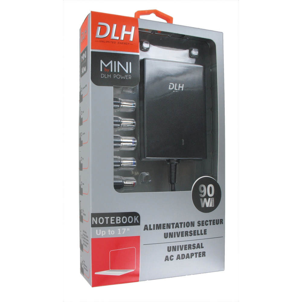 Chargeur secteur DLH Mini 8 connecteurs Compatible Lenovo Dell HP Acer - vue 2
