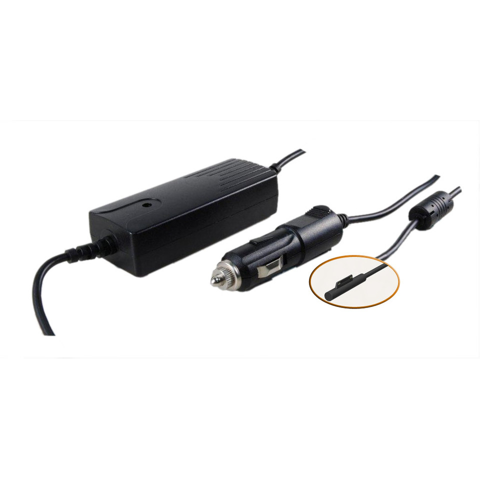 DLH Chargeur voiture allume cigare pour Microsoft Surface Pro 3, Auto, Allume-cigare, Noir DY-AC2750-54