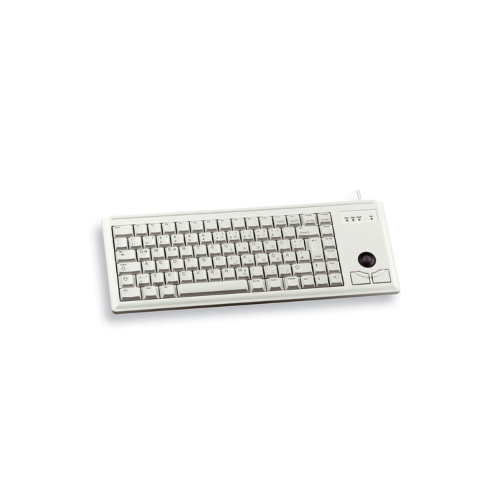 CHERRY G84-4400, Standard, Avec fil, PS/2, AZERTY, Gris G84-4400LPBFR-0