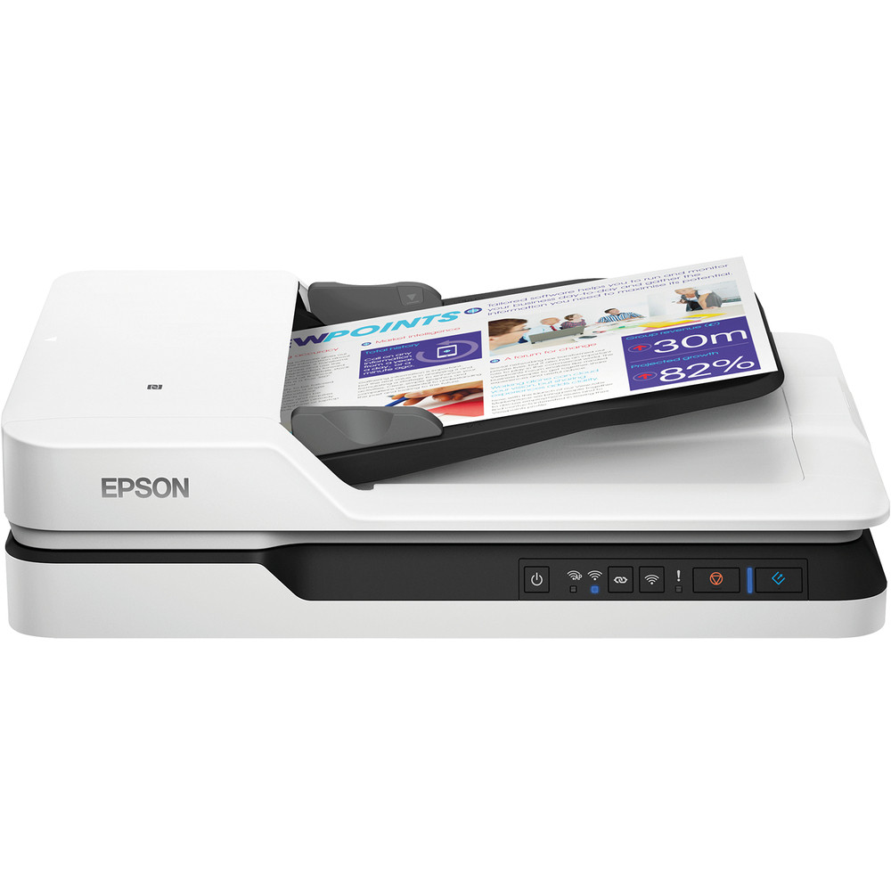 Epson WorkForce DS-1660W, 210 x 297 mm, 1200 x 1200 DPI, 1200 x 1200 DPI, 30 bit, 24 bit, 10 bit B11B244401