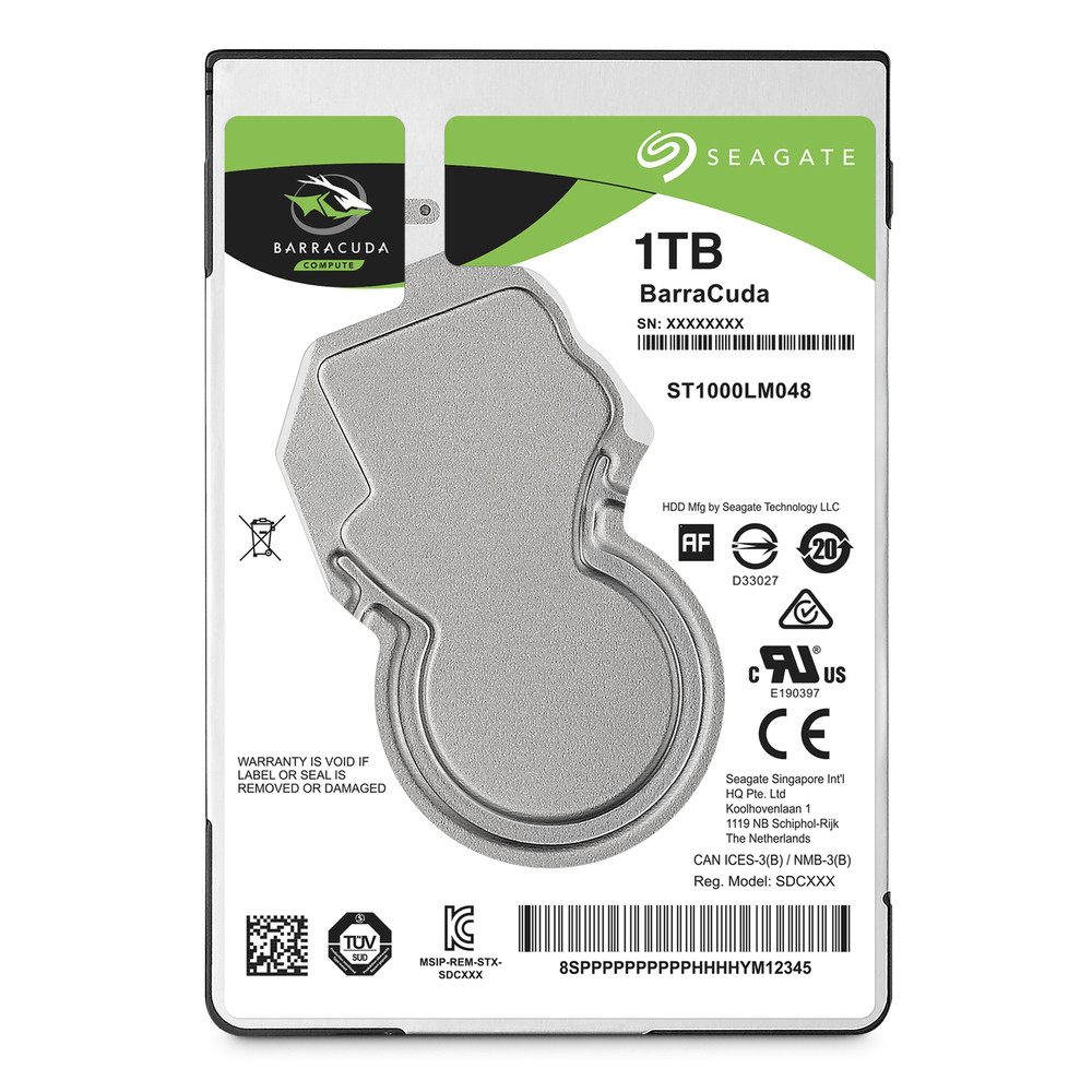 Seagate Barracuda 2.5', 2.5', 1000 Go, 5400 tr/min ST1000LM048