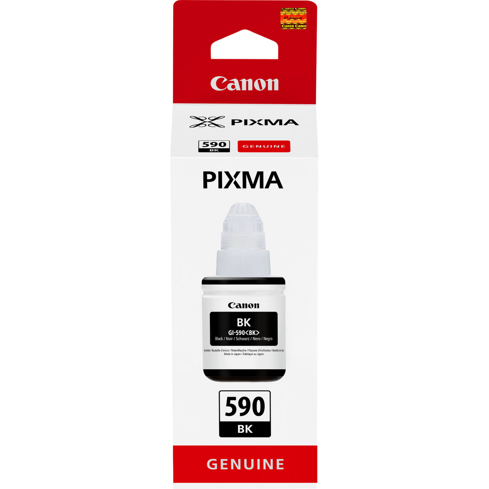 Canon Bouteille d'encre noire GI-590, Canon, Noir, 135 ml, 1 pièce(s) 1603C001