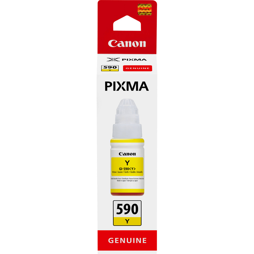 Canon Bouteille d'encre jaune GI-590, Canon, Jaune, 70 ml, 1 pièce(s) 1606C001