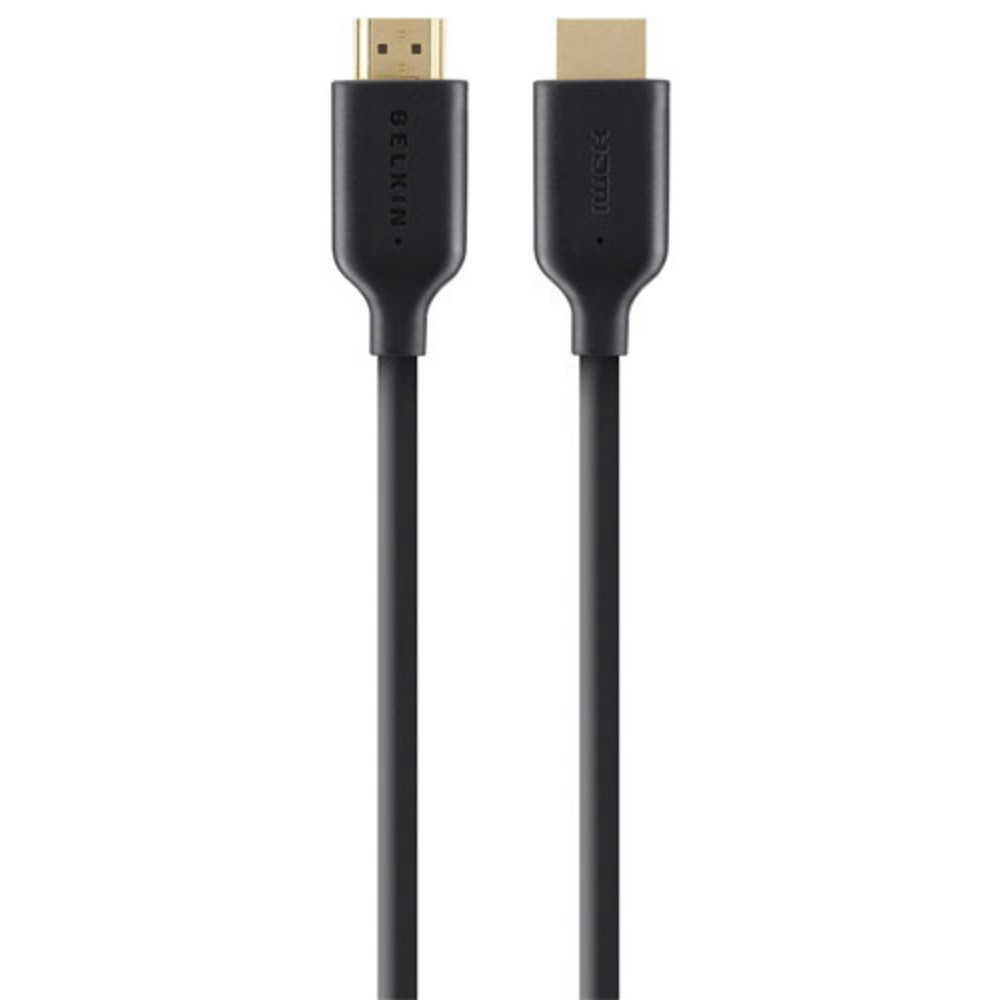 Belkin HDMI - HDMI, 5m, 5 m, HDMI Type A (Standard), HDMI Type A (Standard), Compatibilit 3D, 10,2 Gbit/s, Noir F3Y021BT5M