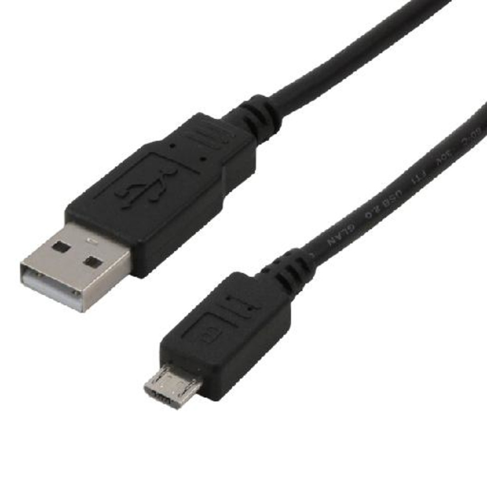 MCL MC922AHB-1M, 1 m, USB A, Micro-USB B, USB 2.0, Mâle/Mâle, Noir