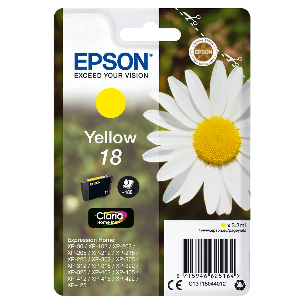 Epson Cartouche d'Encre Compatible Jaune - vue 4