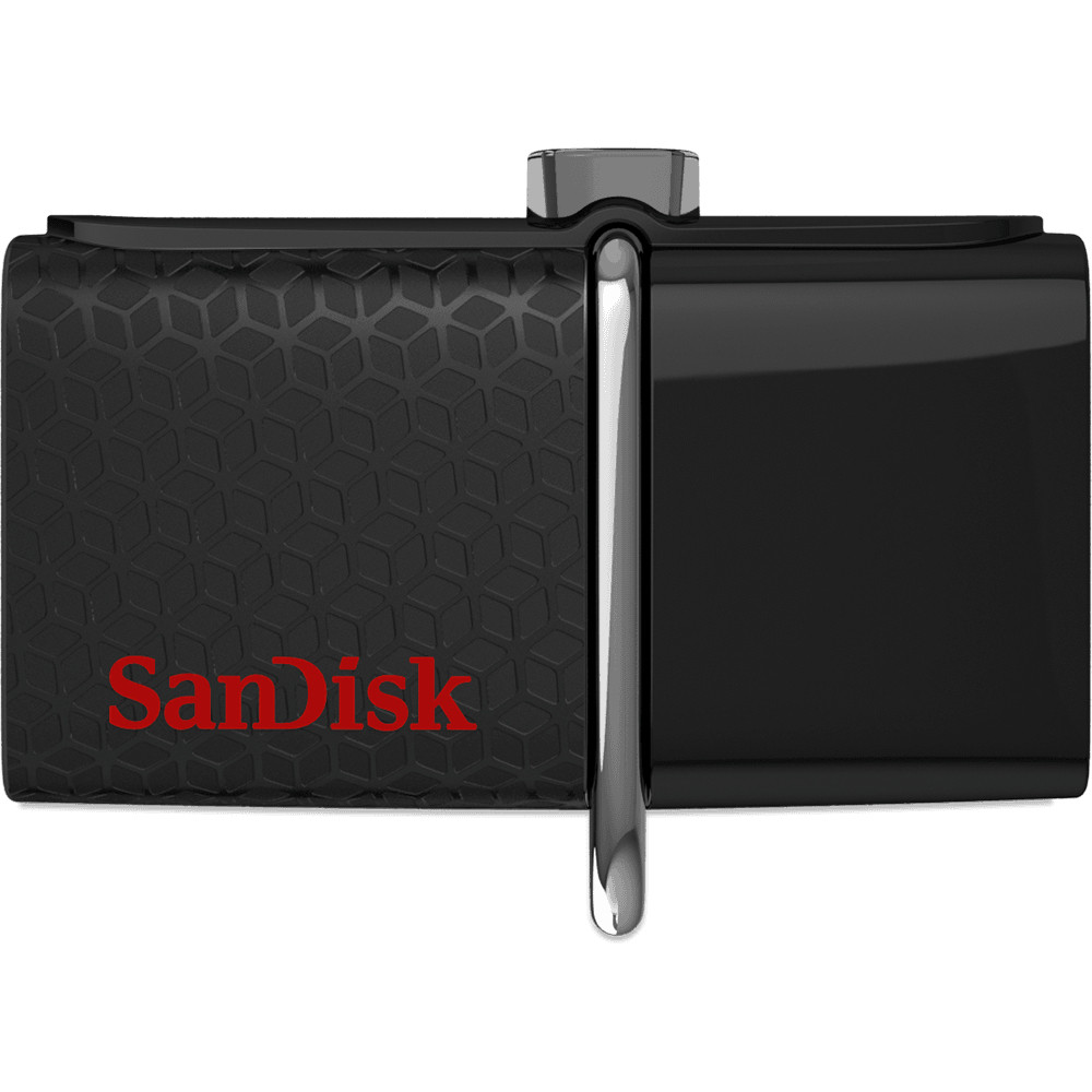 SanDisk Ultra Dual USB 256 GB, 256 Go, USB Type-A / Micro-USB, 3.2 Gen 1 (3.1 Gen 1), 150 Mo/s, Slide, Noir SDDDC2-256G-G46