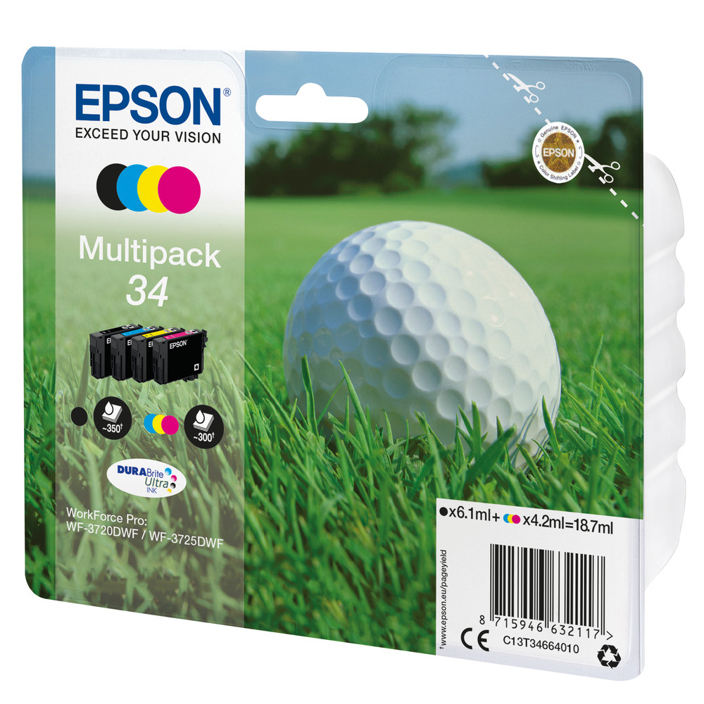 Cartouche d'encre T3466 NC/ /J Série Balle de golf - vue 2