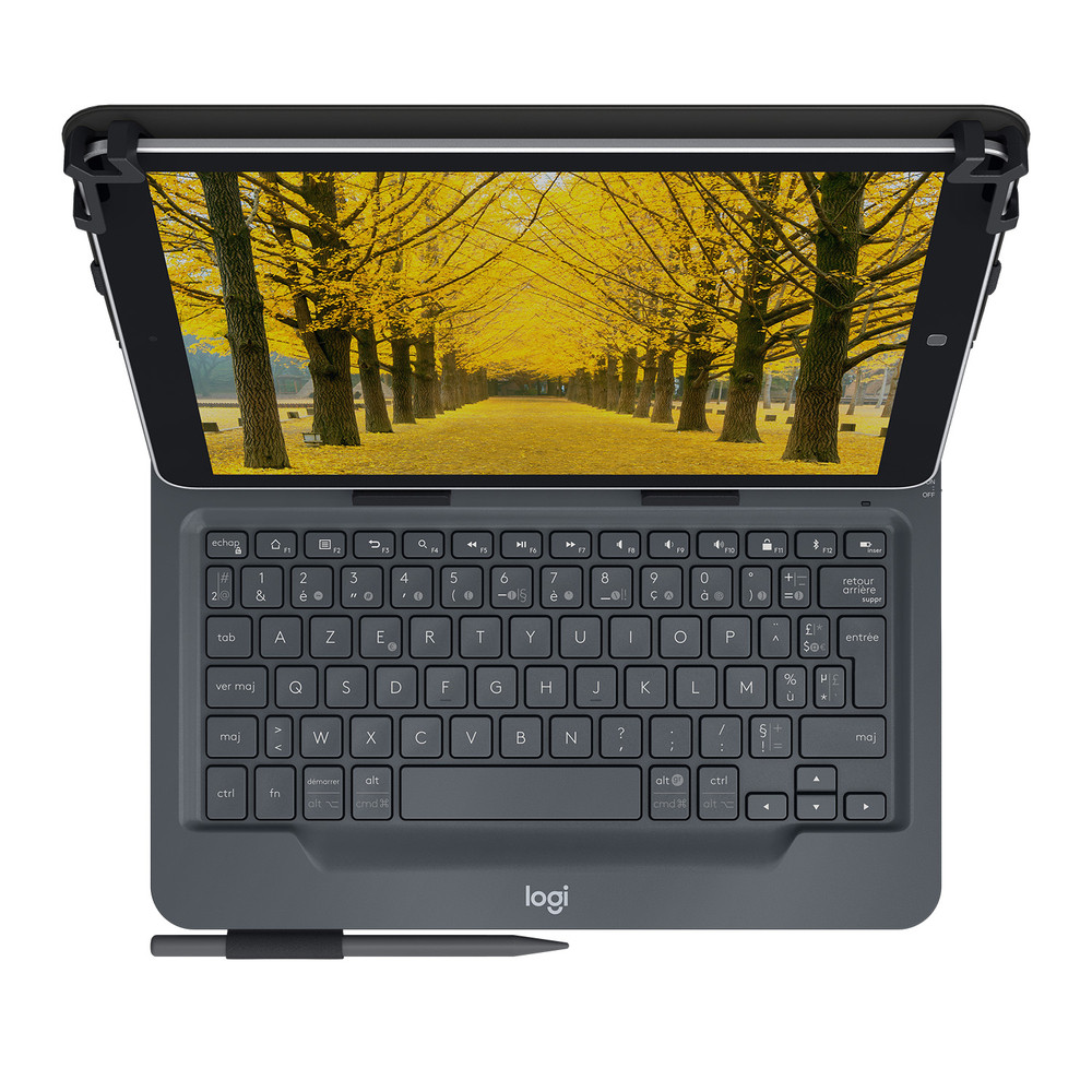 Logitech Universal Folio avec clavier intégré pour les tablettes Apple Android et Windows 9 à 10 pouces AZERTY Français Toutes marques iPad Air 2