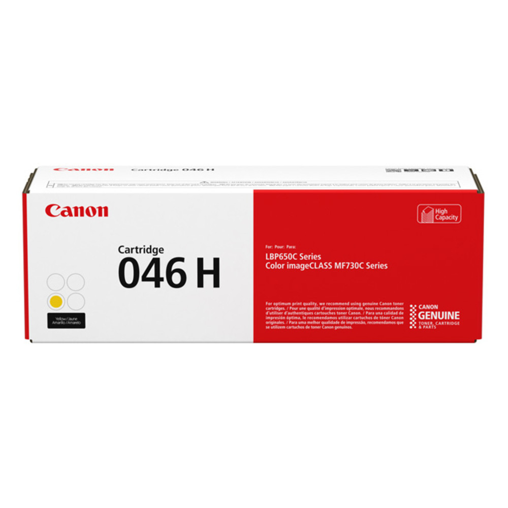 Canon 046 H, 5000 pages, Jaune, 1 pièce(s) 1251C002
