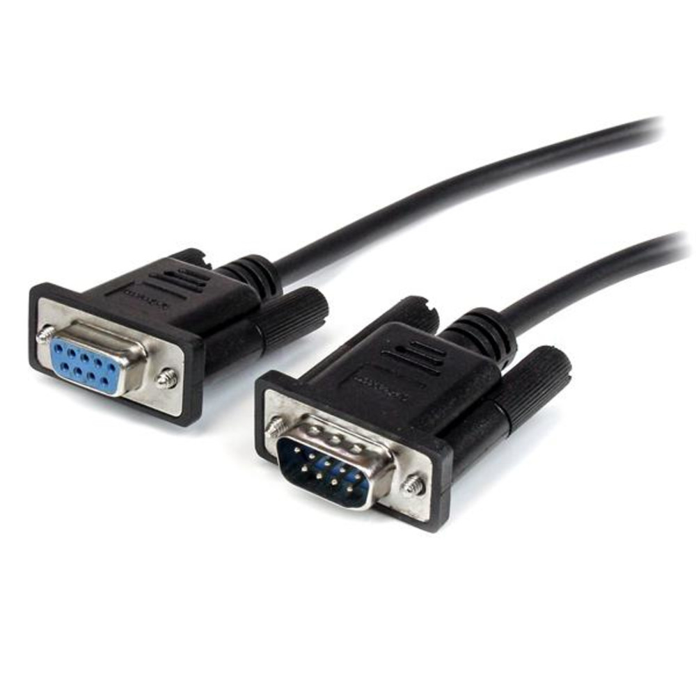 StarTech.com Câble Série Droit à Travers DB9 RS232 de 1m Câble d'Extension Série DB9 RS232 Câble Mâle à Femelle MXT1001MBK
