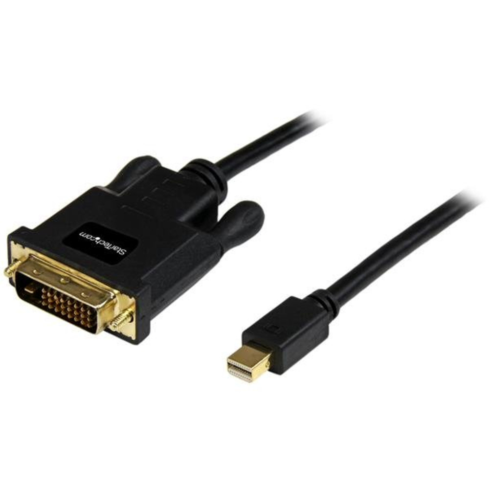 StarTech.com Câble Mini DisplayPort vers DVI de 1 8m Adaptateur Mini DP à DVI Vidéo Lien Unique Passif mDP 1.2 vers DVI D mDP ou Thunder