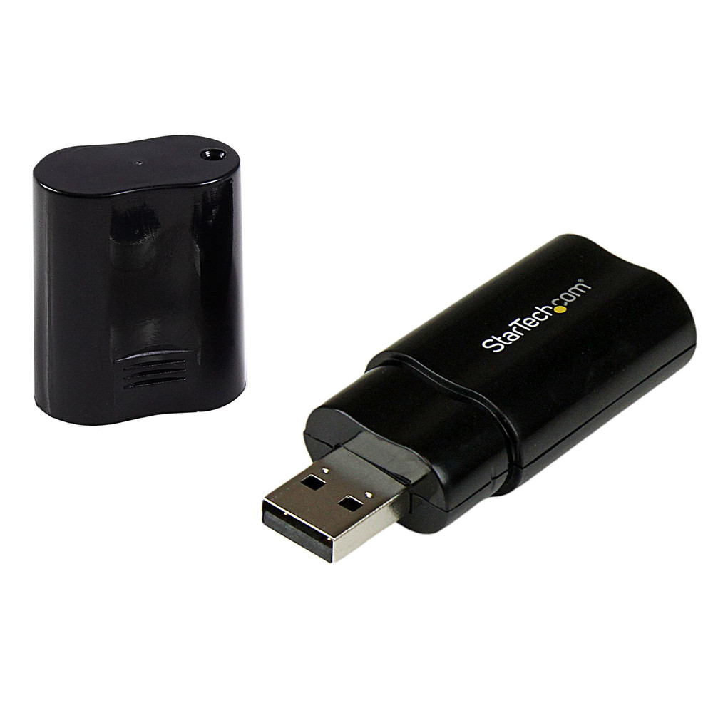 StarTech.com Adaptateur Carte Son USB vers Audio Stéréo, USB ICUSBAUDIOB
