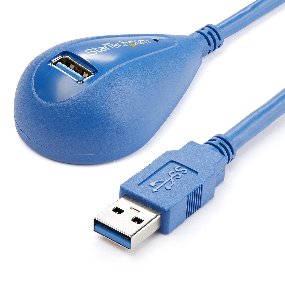 StarTech.com Câble d'extension SuperSpeed USB 3.0 de bureau de 1,5 m - USB A vers A M/F, 1,5 m, USB A, USB A, USB 3.2 Gen 1 (3.1 Gen 1), 5 Gbit/s, Ble